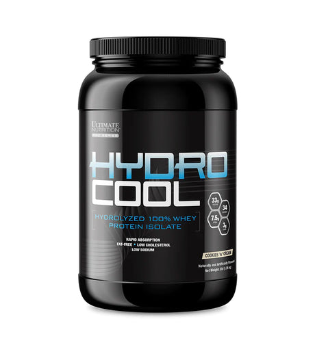 Ultimate Nutrition Hydrocool Hydrolyzed 100% Whey Protein Isolate 3 lbs
