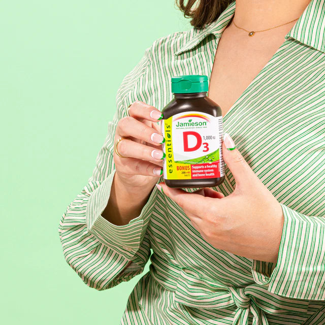 Jamieson Vitamin D3 1,000 IU - 200+40 Tablets