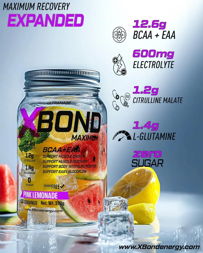 Ultramade XBond Powder BCAA + EAA - 44 Servings