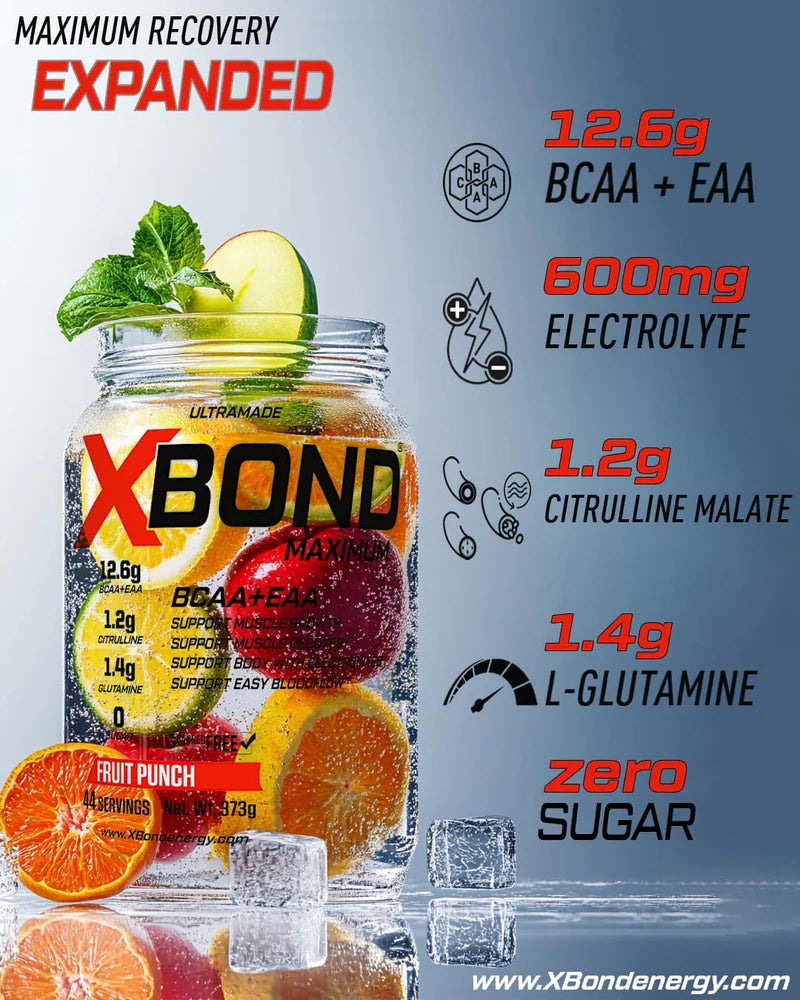 Ultramade XBond Powder BCAA + EAA - 44 Servings