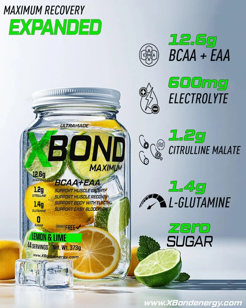 Ultramade XBond Powder BCAA + EAA - 44 Servings