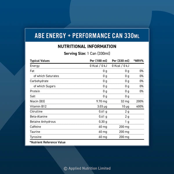 Applied Nutrition ABE Energy & Performance Pre Workout Can