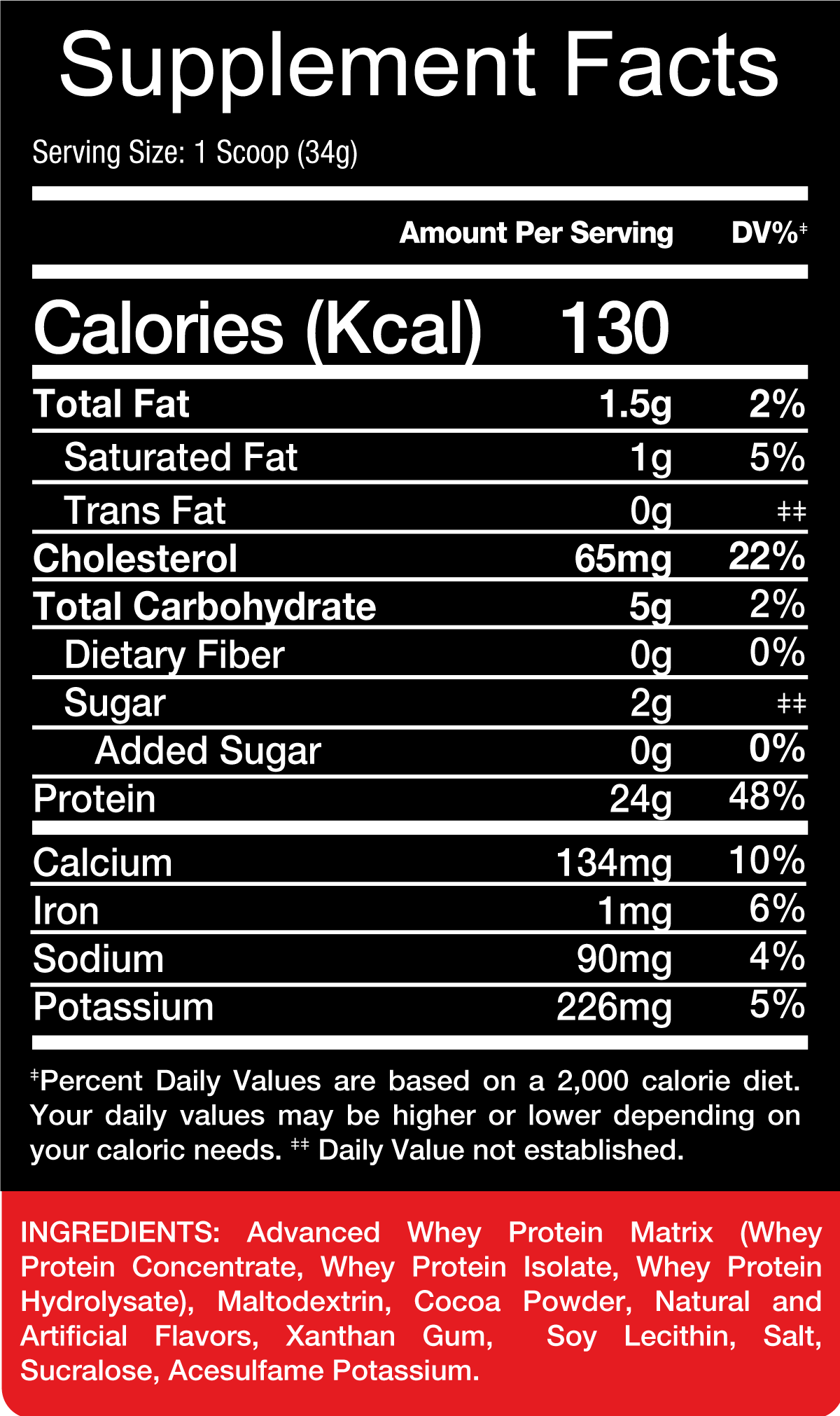 RedRex Big Whey - Whey Protein 2.25 LBS (1 KG)