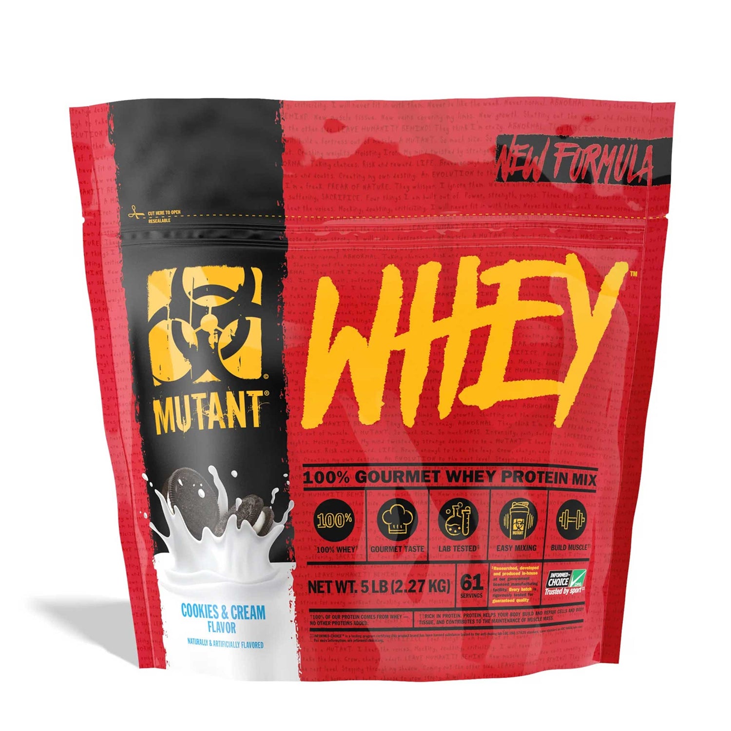 Mutant Whey - Whey Protein Mix 5 LBS (2.27 KG)