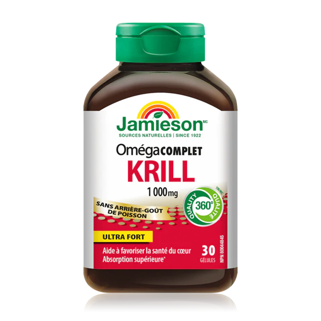 Jamieson Omega Complete Pure Krill Oil Ultra Strength 30 Capsules