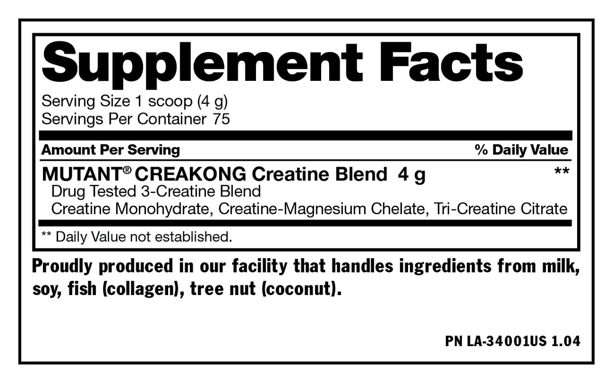 Mutant Creakong 300g  - Advanced Creatine Formula