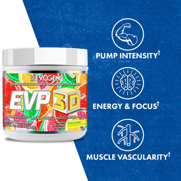 EVP-3D Non-Stim Pre-Workout | 40 Srevings