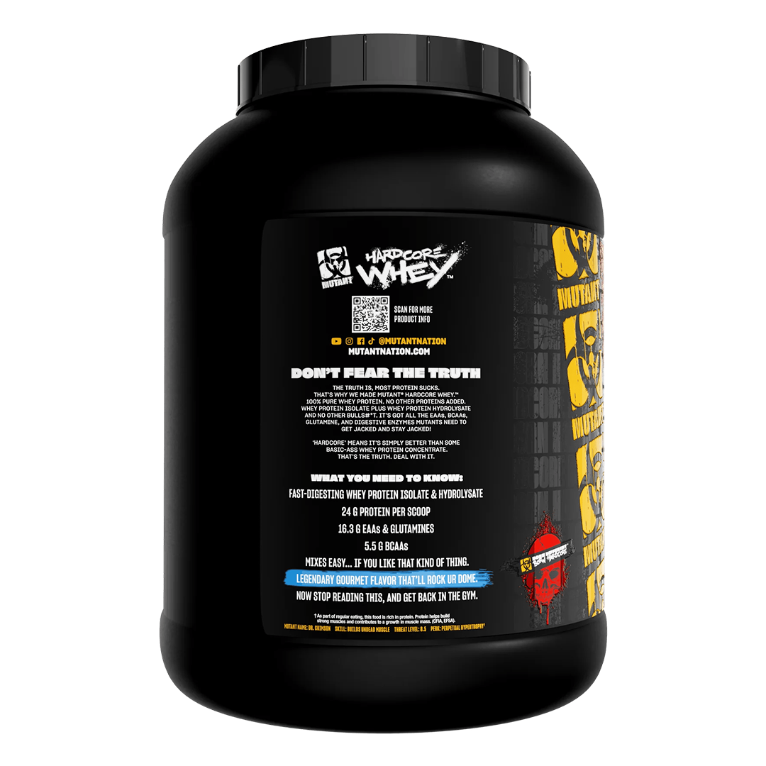 Mutant Hardcore Whey - Gourmet Whey Protein Mix 5 lbs (2.3 kg)