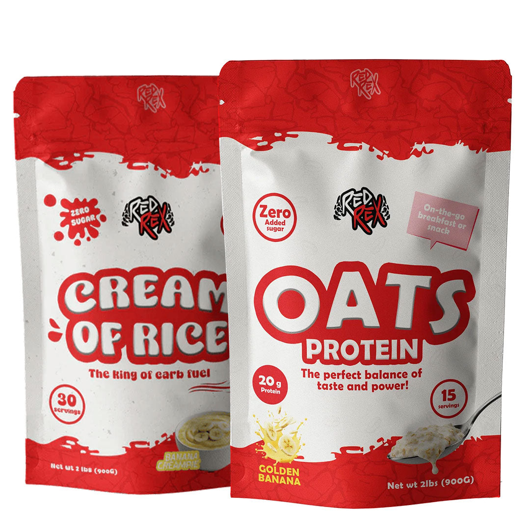 Big Ramy Labs Red Rex Oats Protein 15 Servings + Cream of Rice 30 Servings