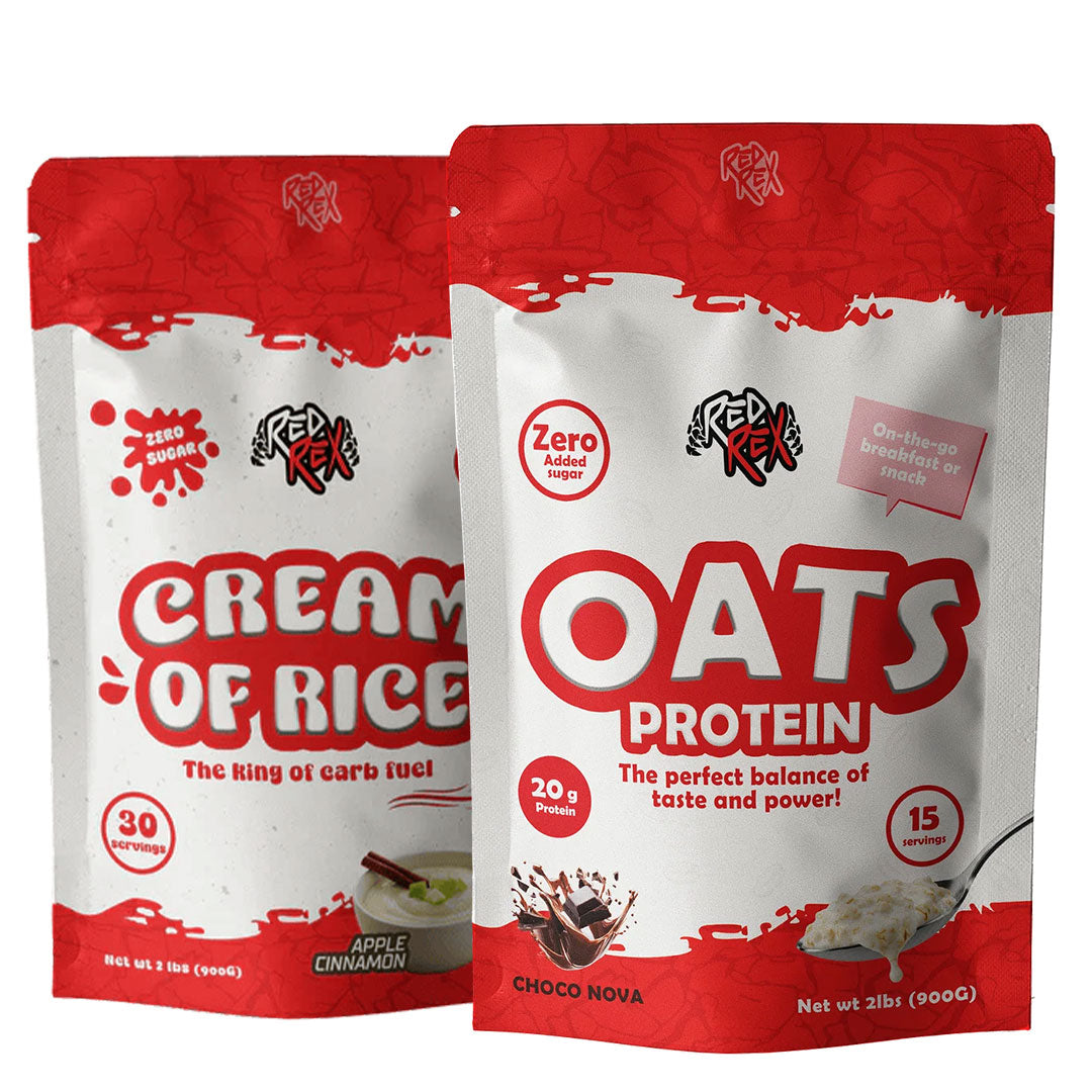 Big Ramy Labs Red Rex Oats Protein 15 Servings + Cream of Rice 30 Servings