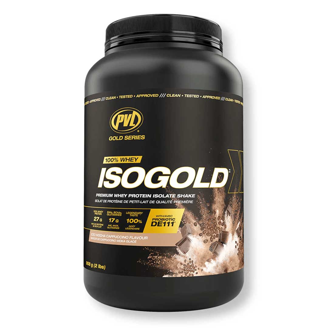 PVL Iso Gold - Premium Whey Protein Isolate 2lbs (908G)