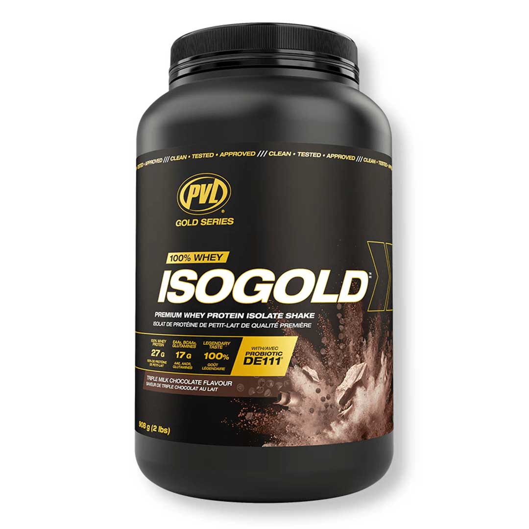 PVL Iso Gold - Premium Whey Protein Isolate 2lbs (908G)