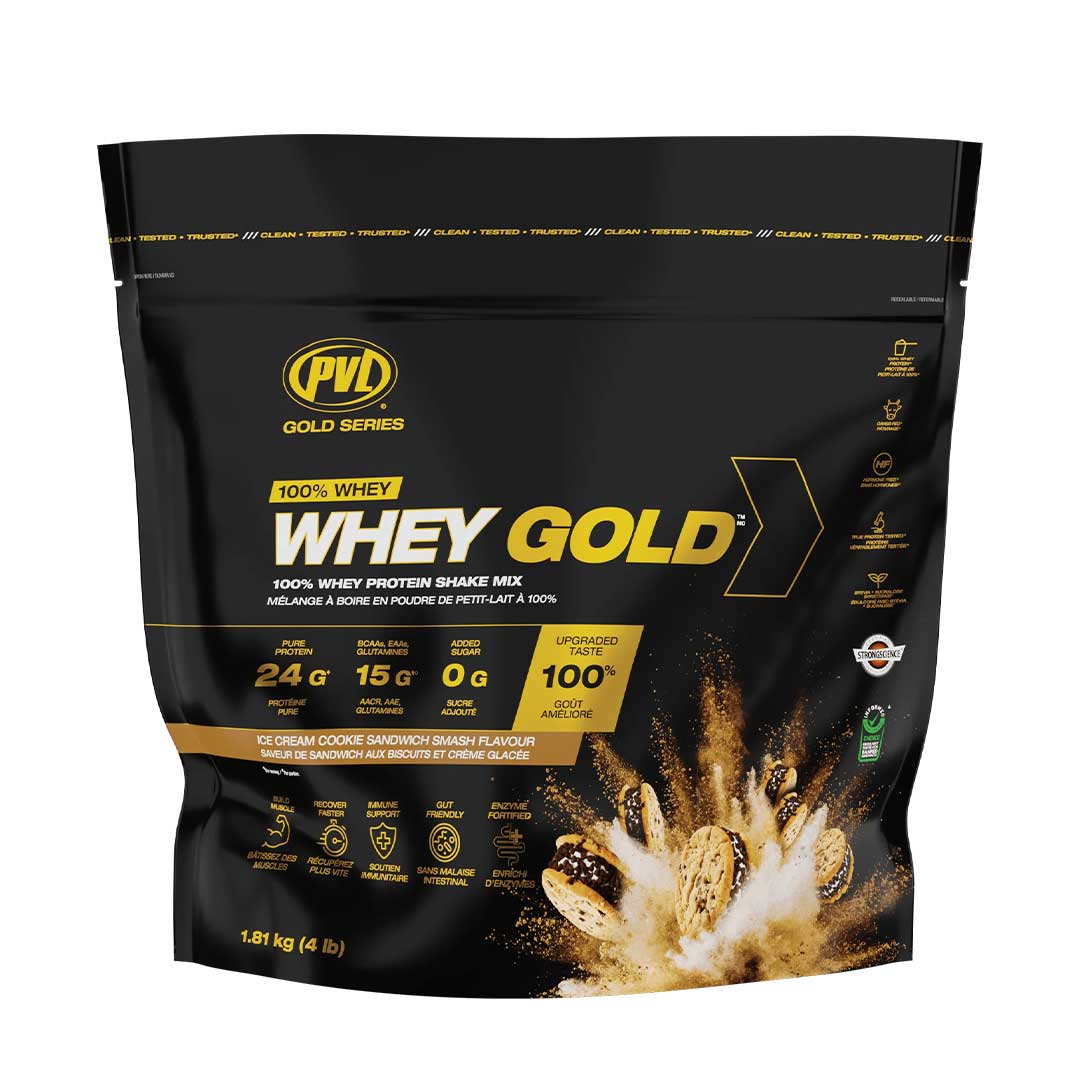 PVL Whey Gold – 100% Whey Protein Shake Mix 1.81 kg (4 lb)