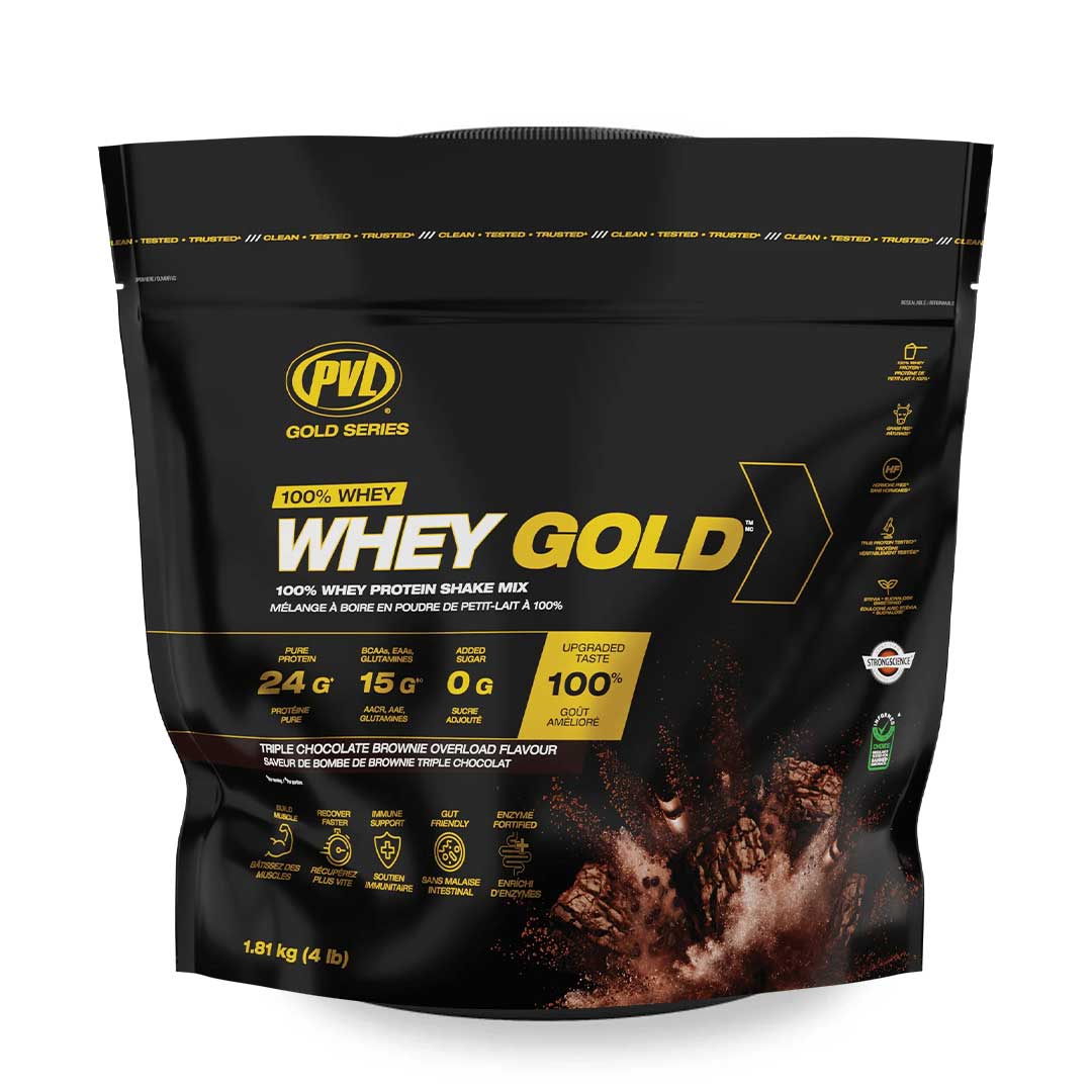 PVL Whey Gold – 100% Whey Protein Shake Mix 1.81 kg (4 lb)