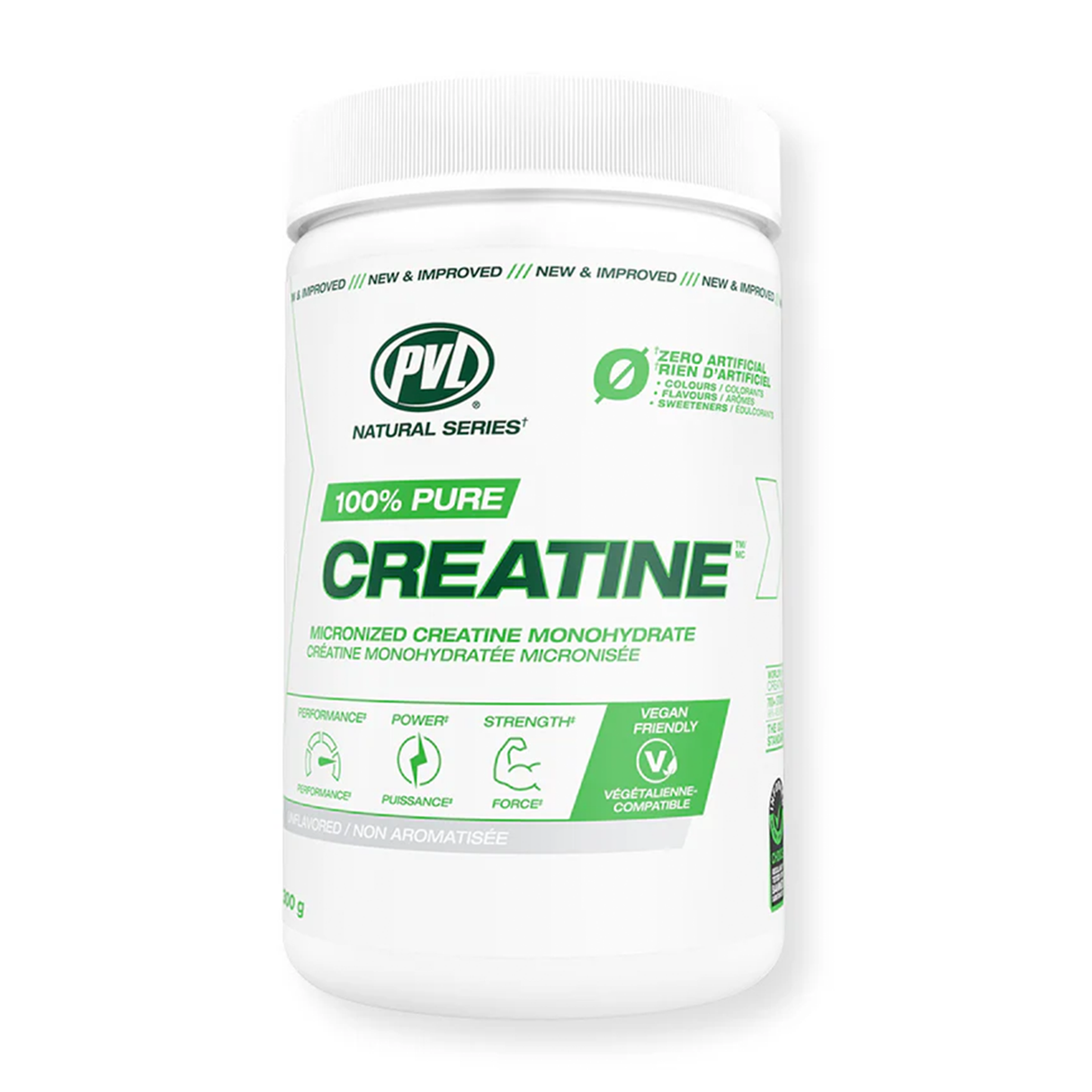 PVL 100% Pure Creatine Micronized Creatine Monohydrate 60 Servings