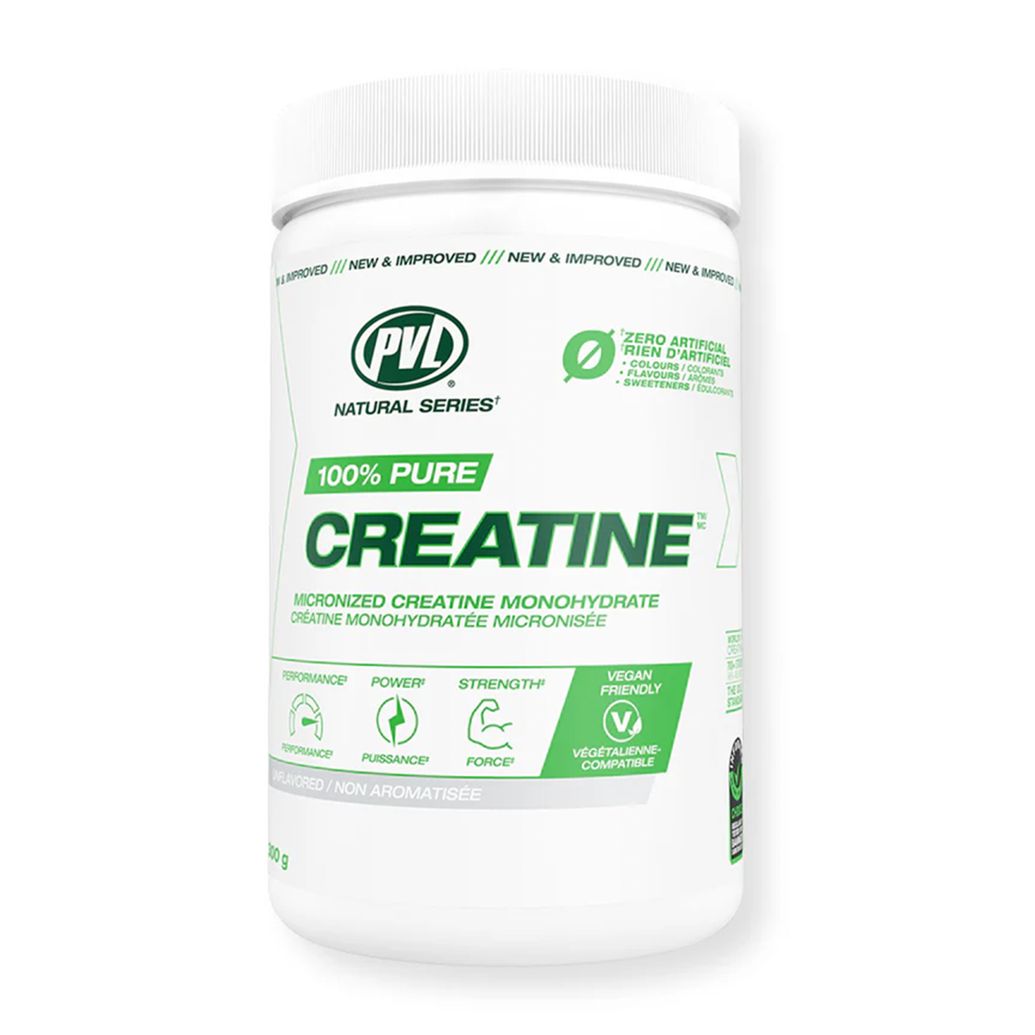 PVL 100% Pure Creatine Micronized Creatine Monohydrate 60 Servings