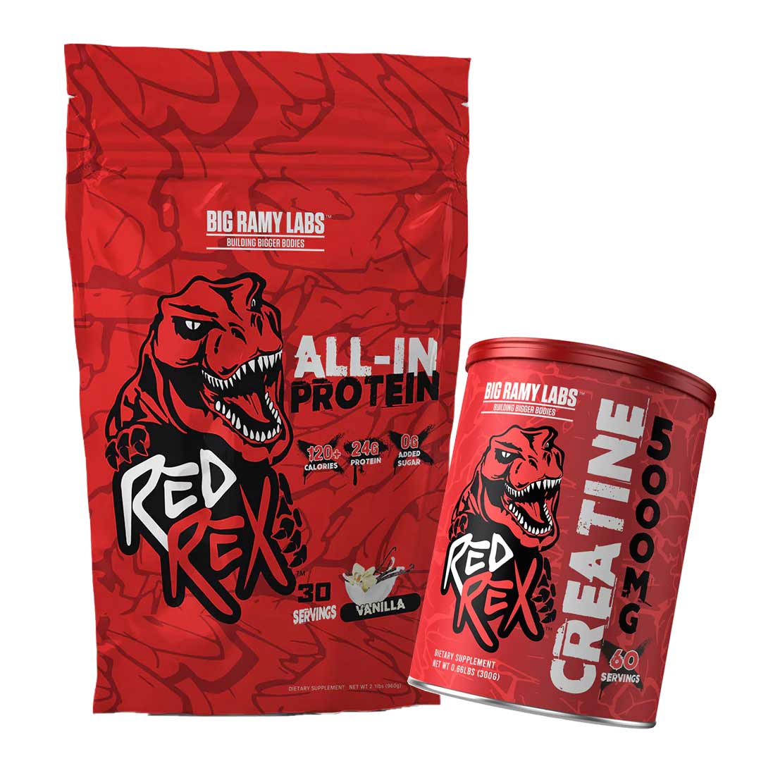 RedRex All In Protein 960gm - 30 Serving's & RedRex Creatine 5000mg Unflavoured | 60 Servings