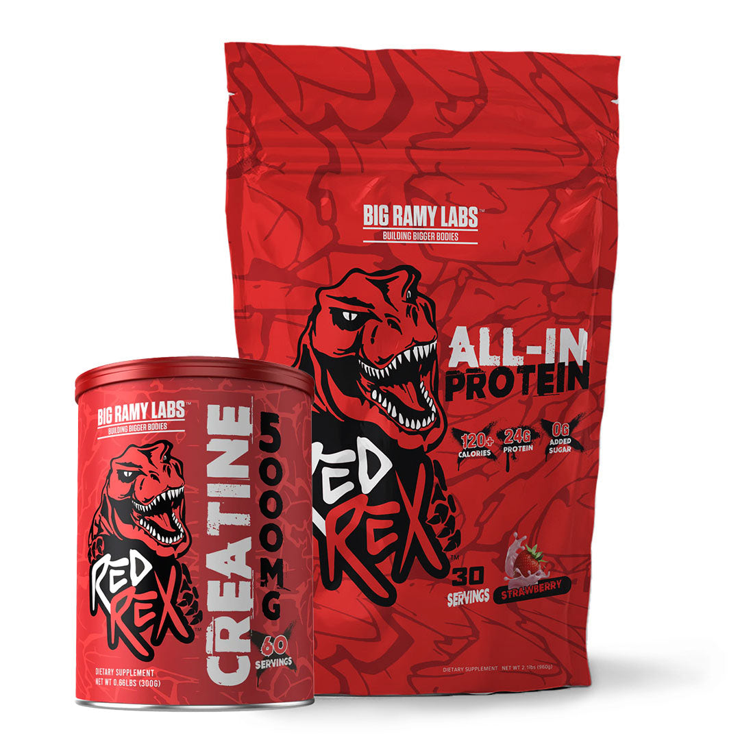 RedRex All In Protein 960gm - 30 Serving's + RedRex Creatine 5000mg Unflavoured | 60 Servings