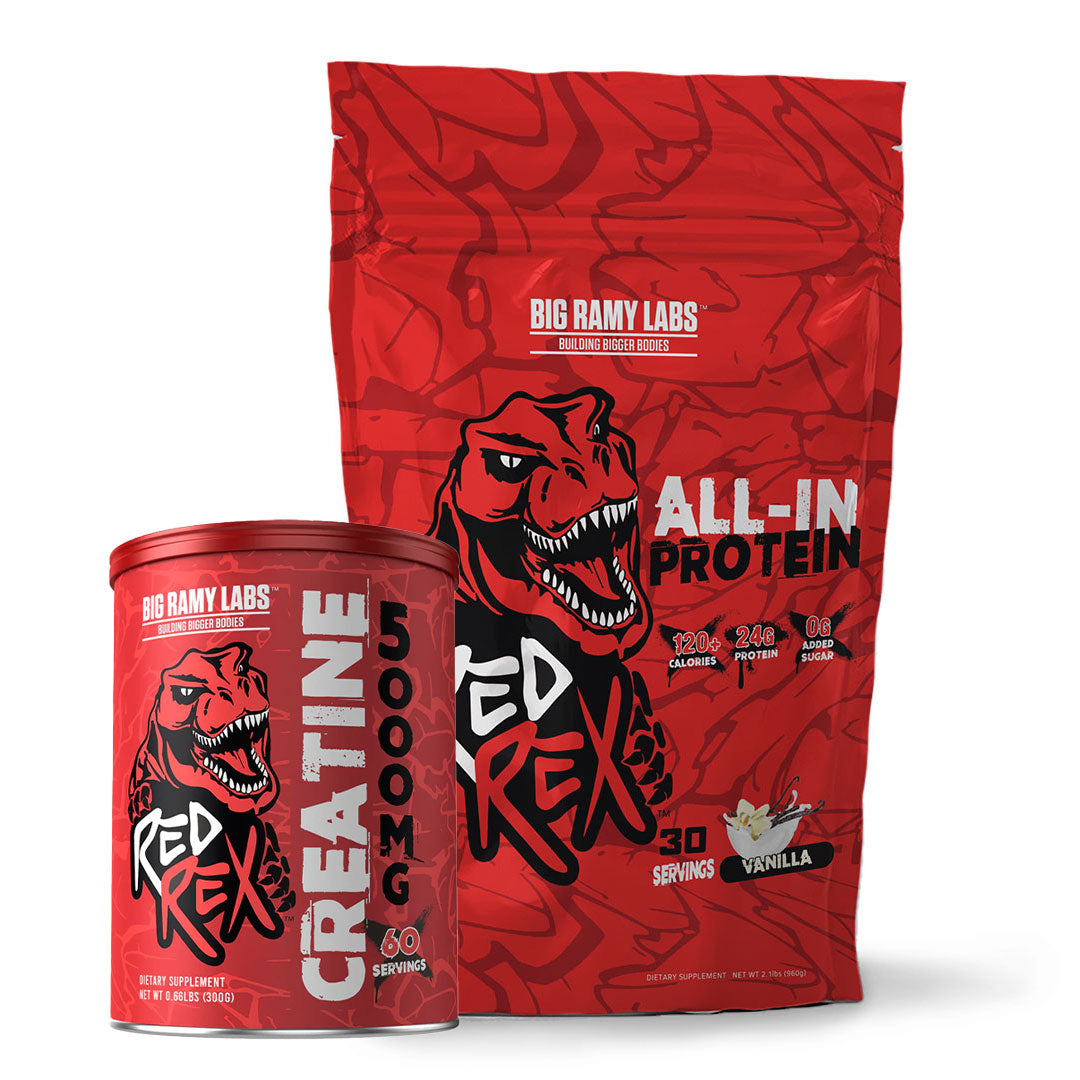RedRex All In Protein 960gm - 30 Serving's + RedRex Creatine 5000mg Unflavoured | 60 Servings