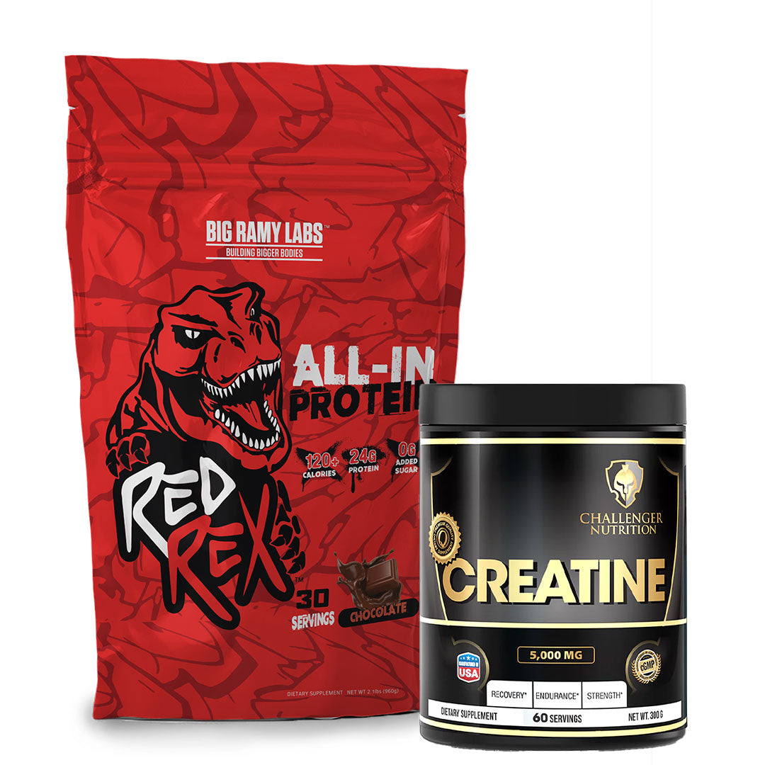 Super Sale | Redrex All in Protein 30 Servings + Challenger Creatine 60 Servings