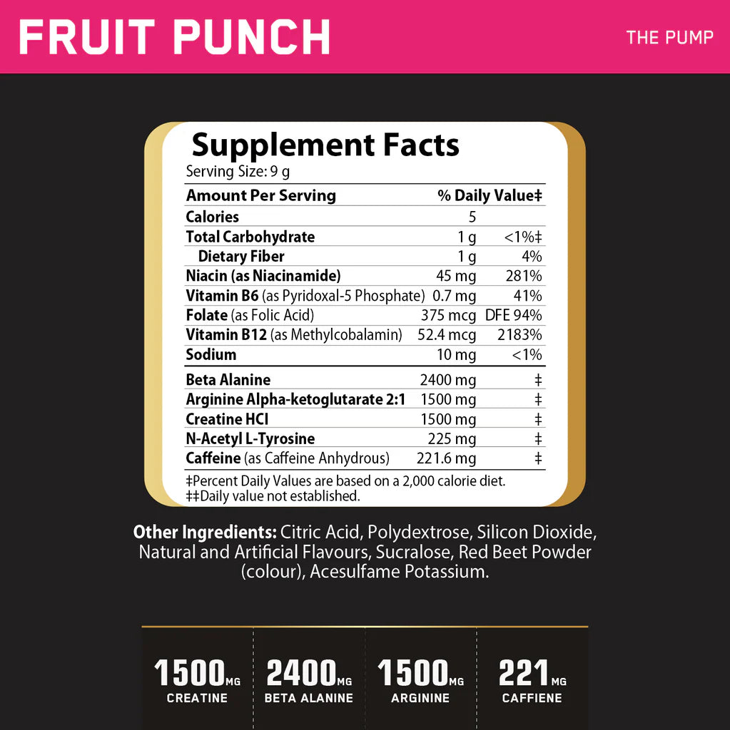 Challenger Nutrition The Pump Extreme 30 Servings