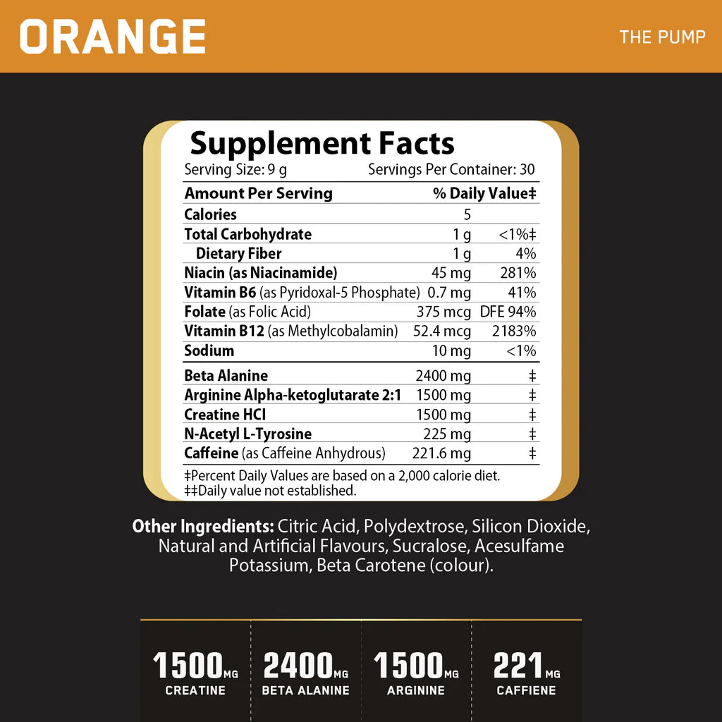 Challenger Nutrition The Pump Extreme 30 Servings