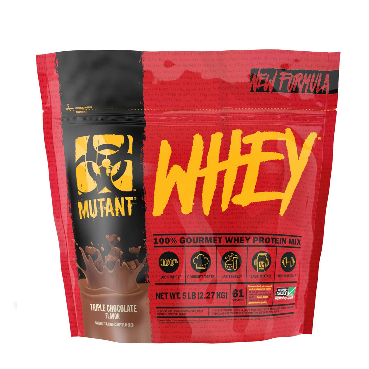 Mutant Whey - Whey Protein Mix 5 LBS (2.27 KG)