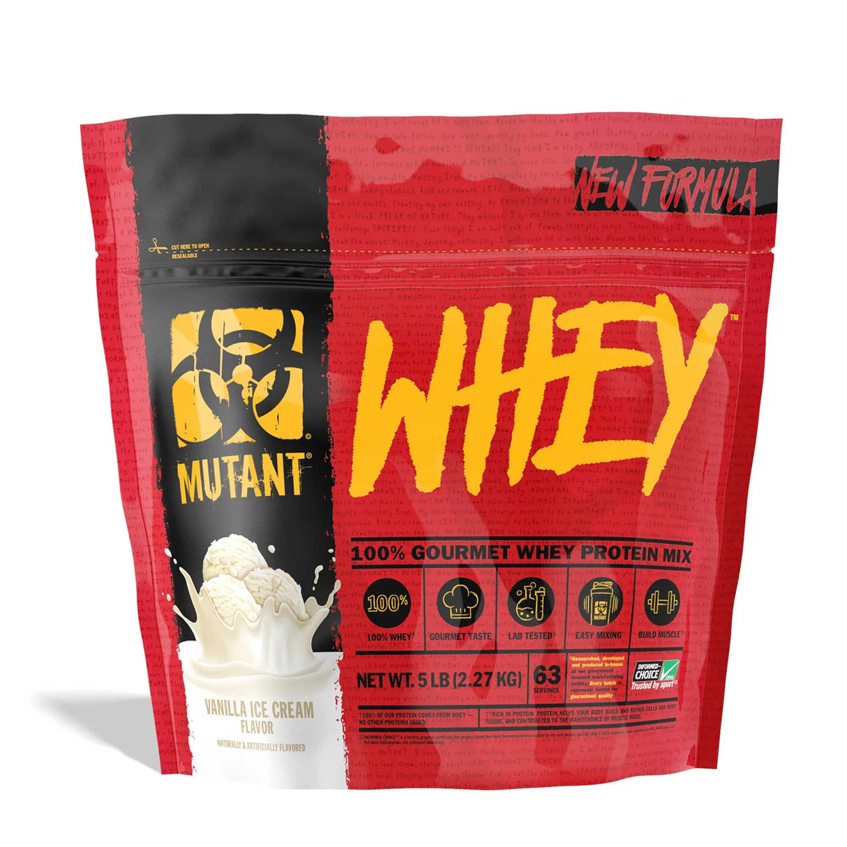 Mutant Whey - Whey Protein Mix 5 LBS (2.27 KG)