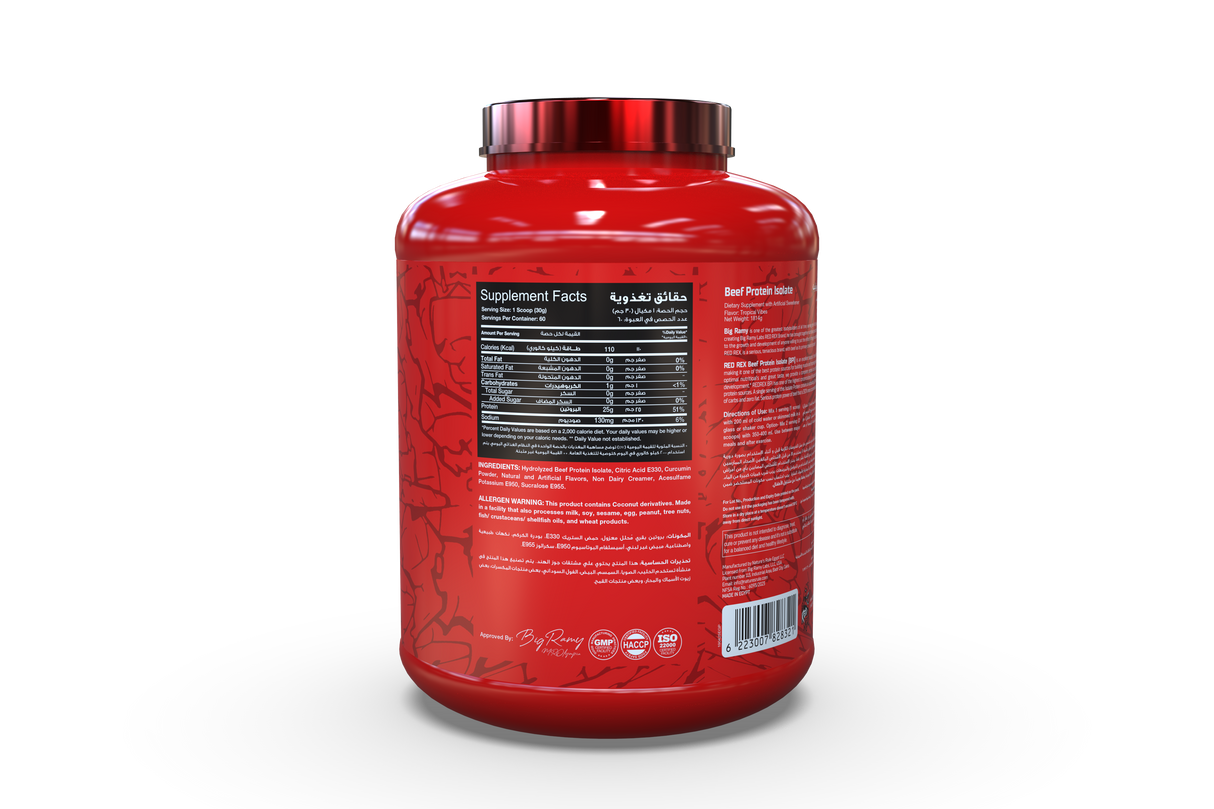 Redrex Beef Protein Isolate 4 lb | 60 Servings