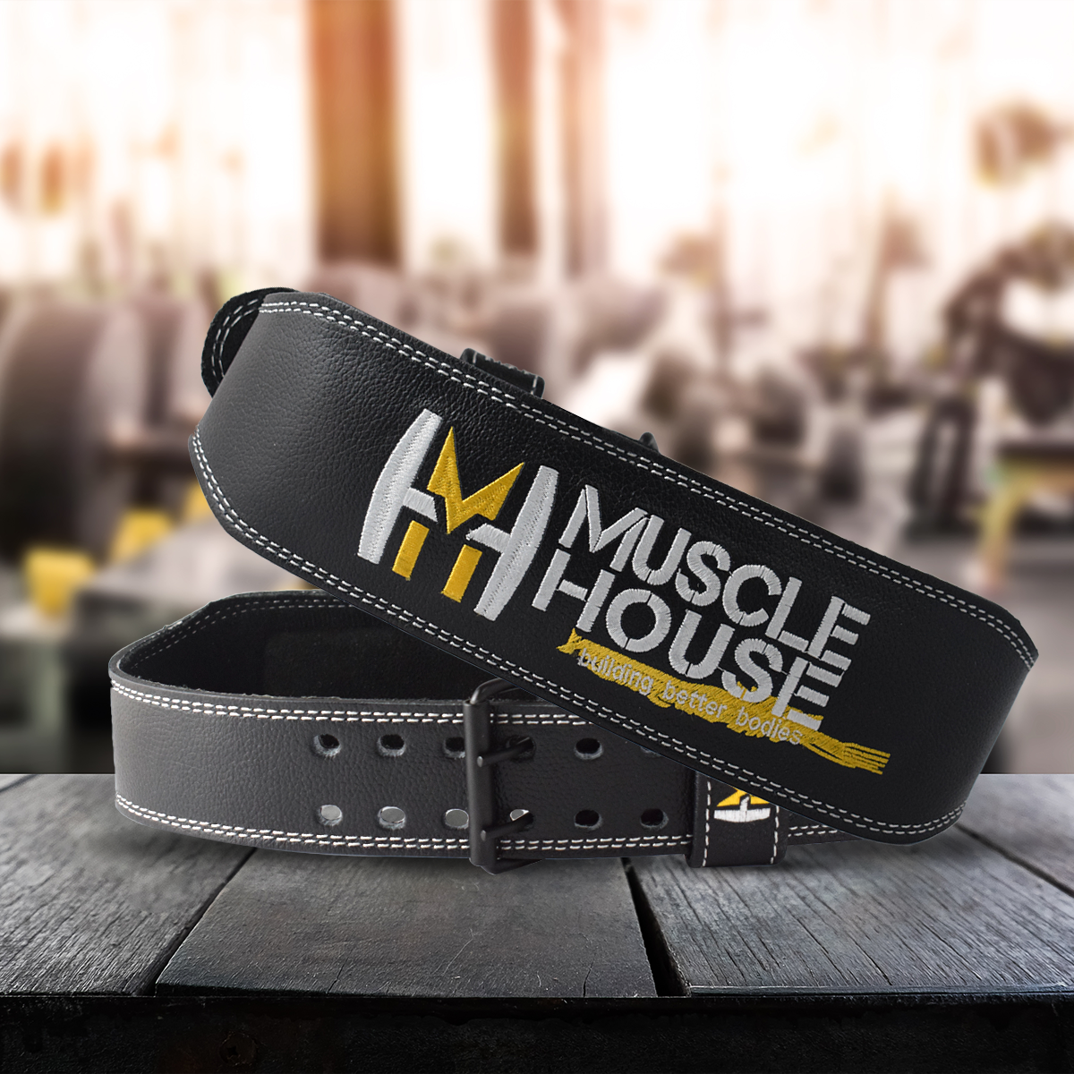 Muscle House Weightlifting Belt Split Leather