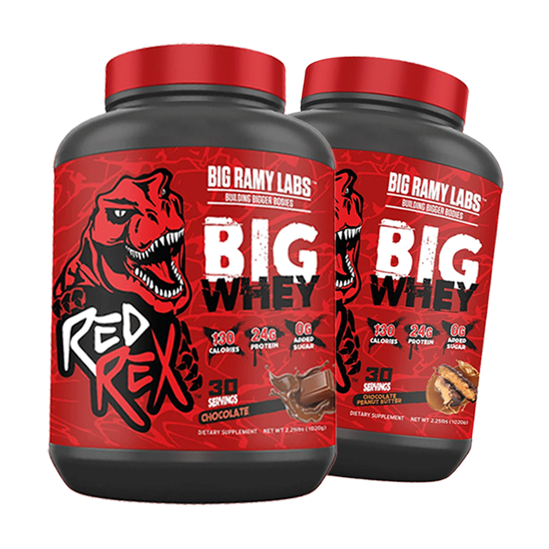 2 RedRex Big Whey - Whey Protein 2.25 LBS (1 KG)