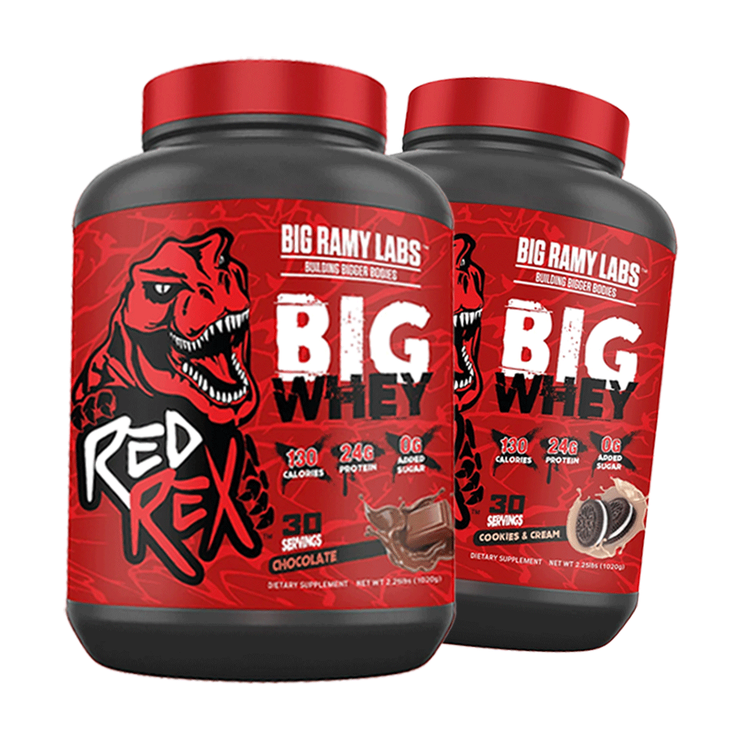2 RedRex Big Whey - Whey Protein 2.25 LBS (1 KG)