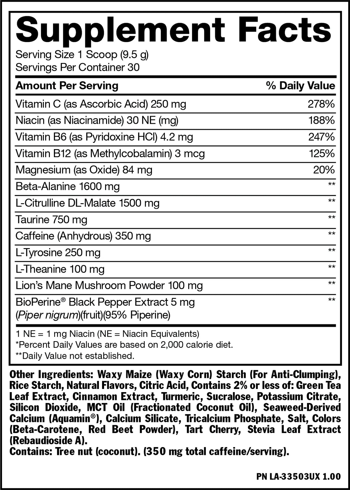 Mutant Madness - Pre-Workout Ultra-Concentrated 30 Servings