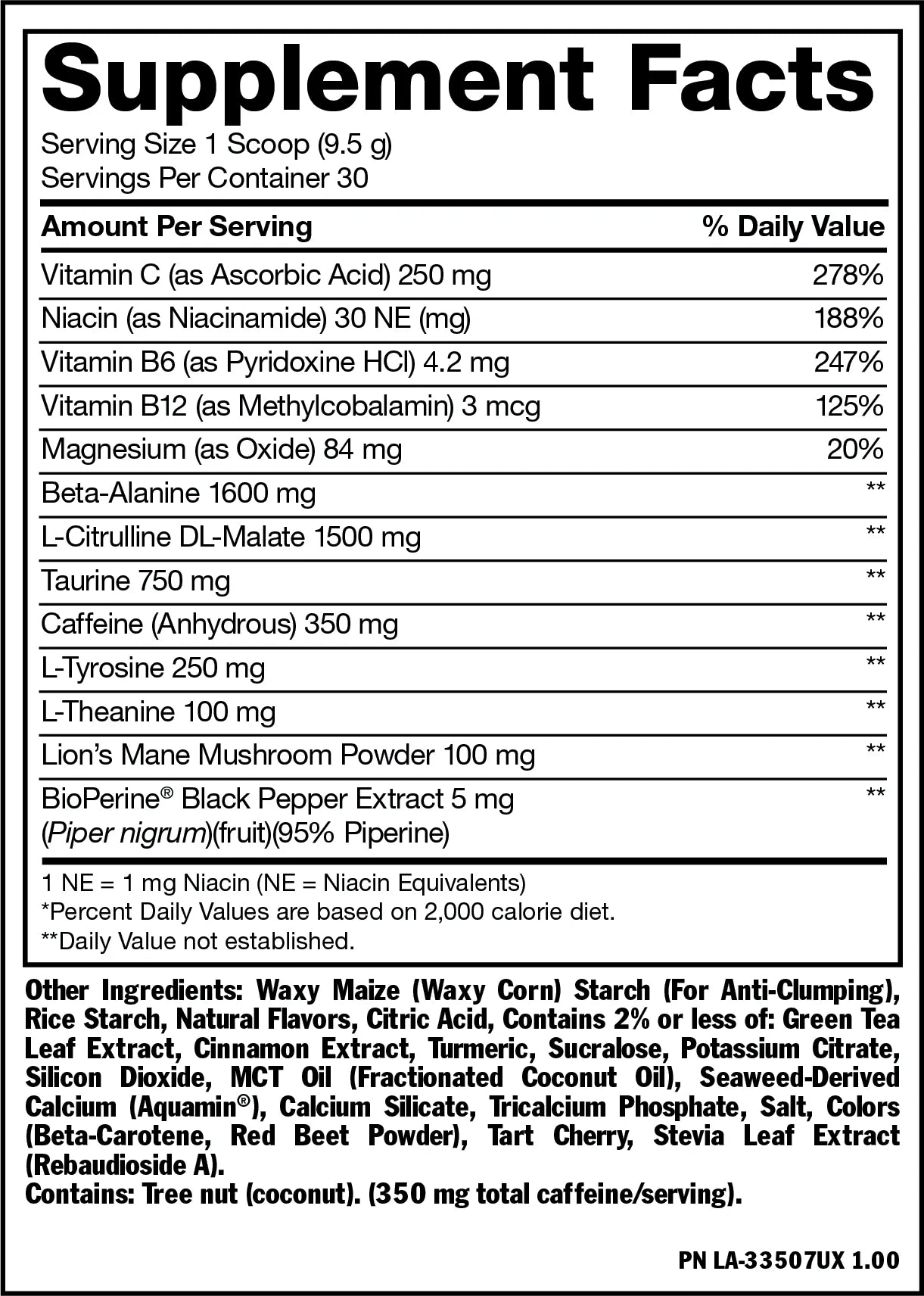 Mutant Madness - Pre-Workout Ultra-Concentrated 30 Servings