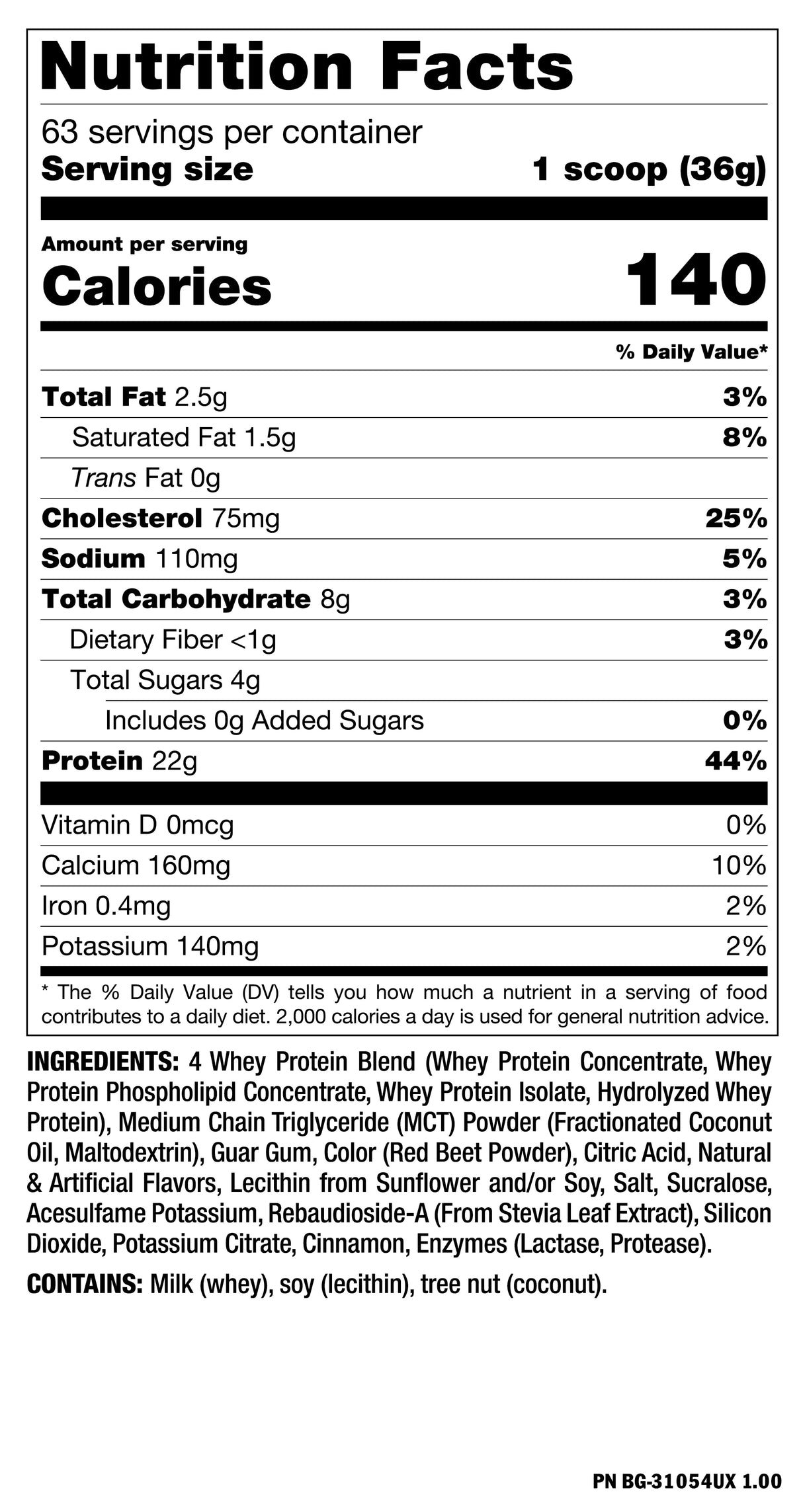 Mutant Whey - Whey Protein Mix 5 LBS (2.27 KG)