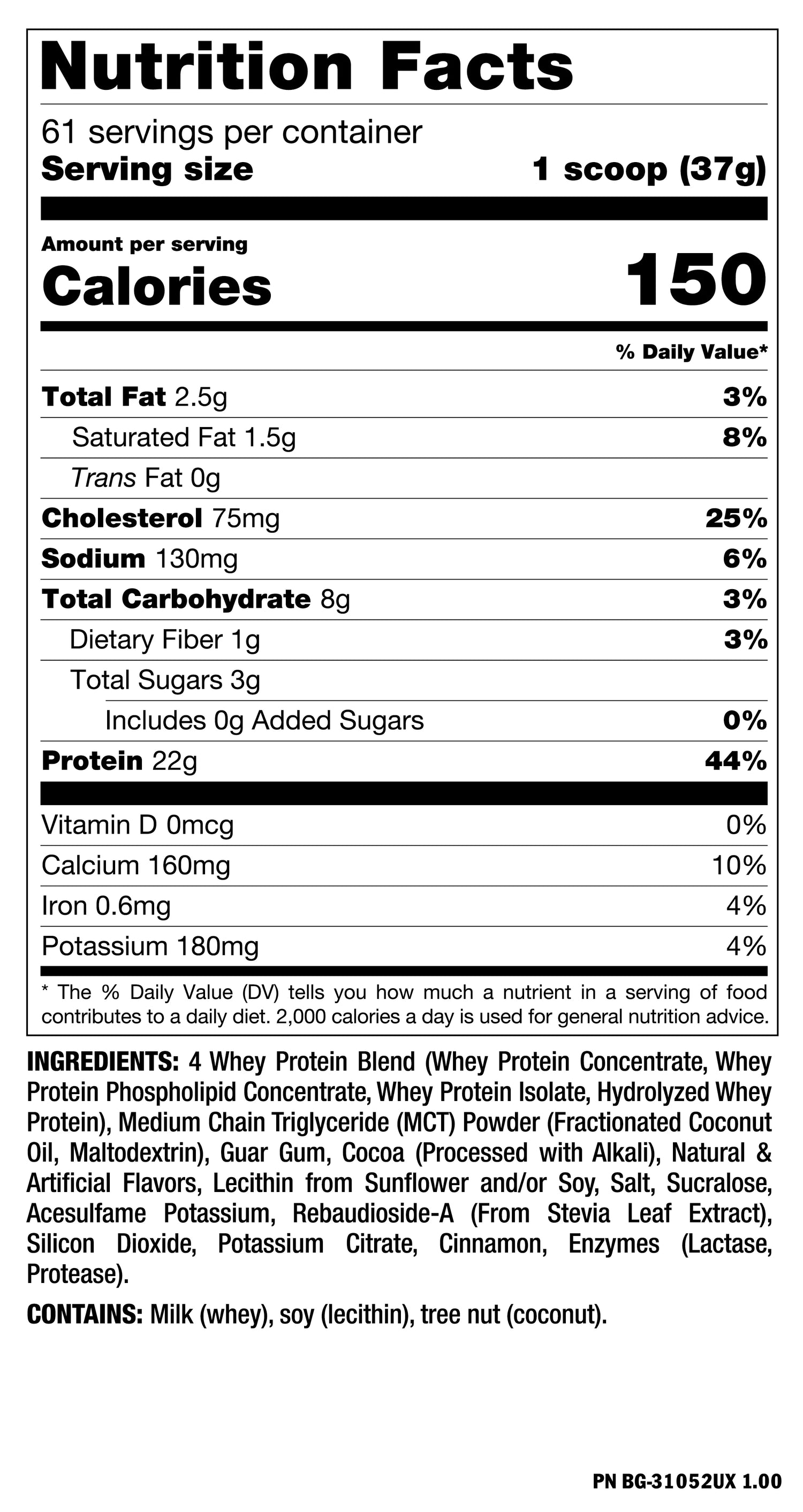 Mutant Whey - Whey Protein Mix 5 LBS (2.27 KG)