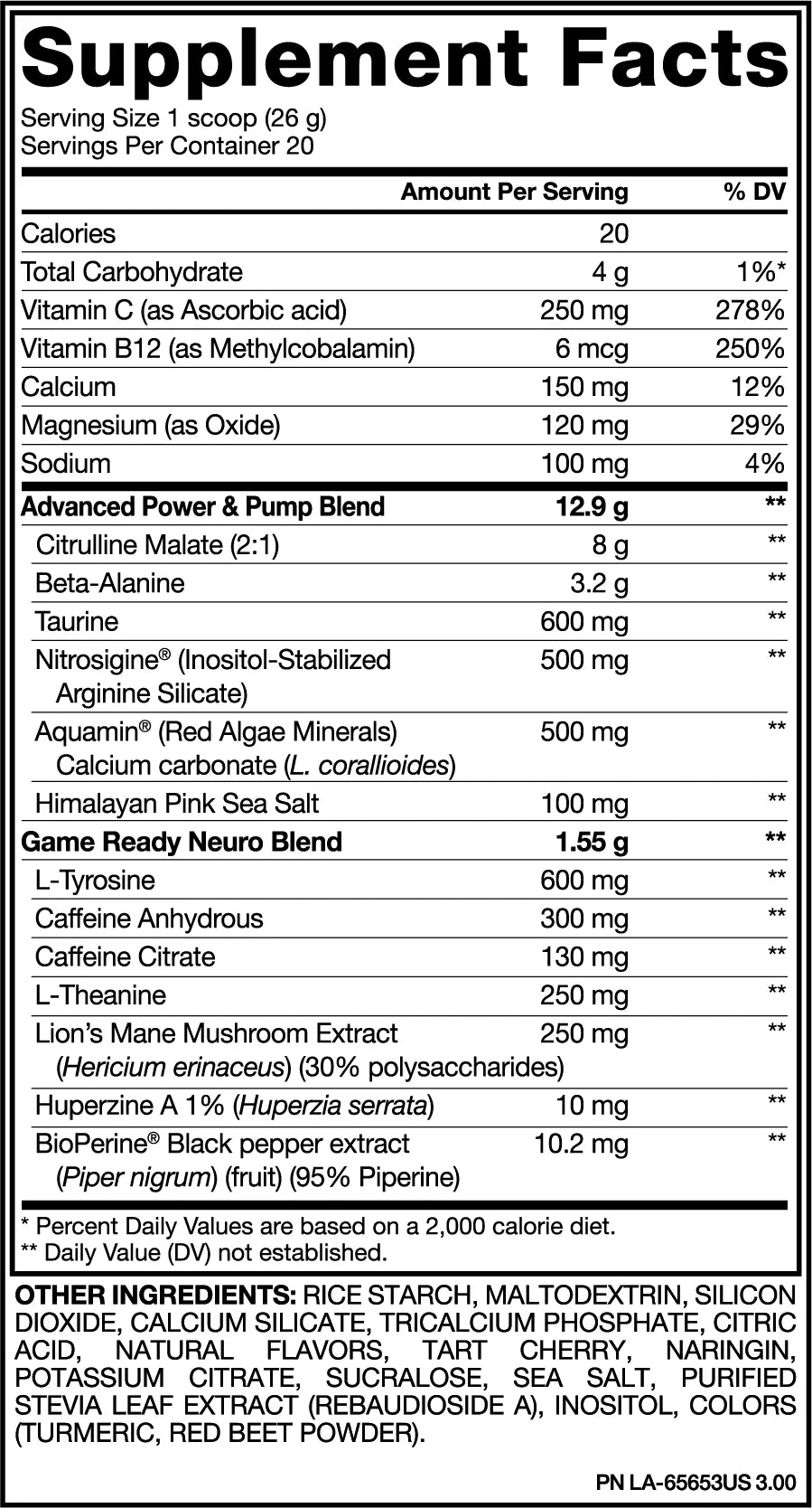 PVL Domin8 Pre-Workout Super Fuel | 520 g - 40 Servings