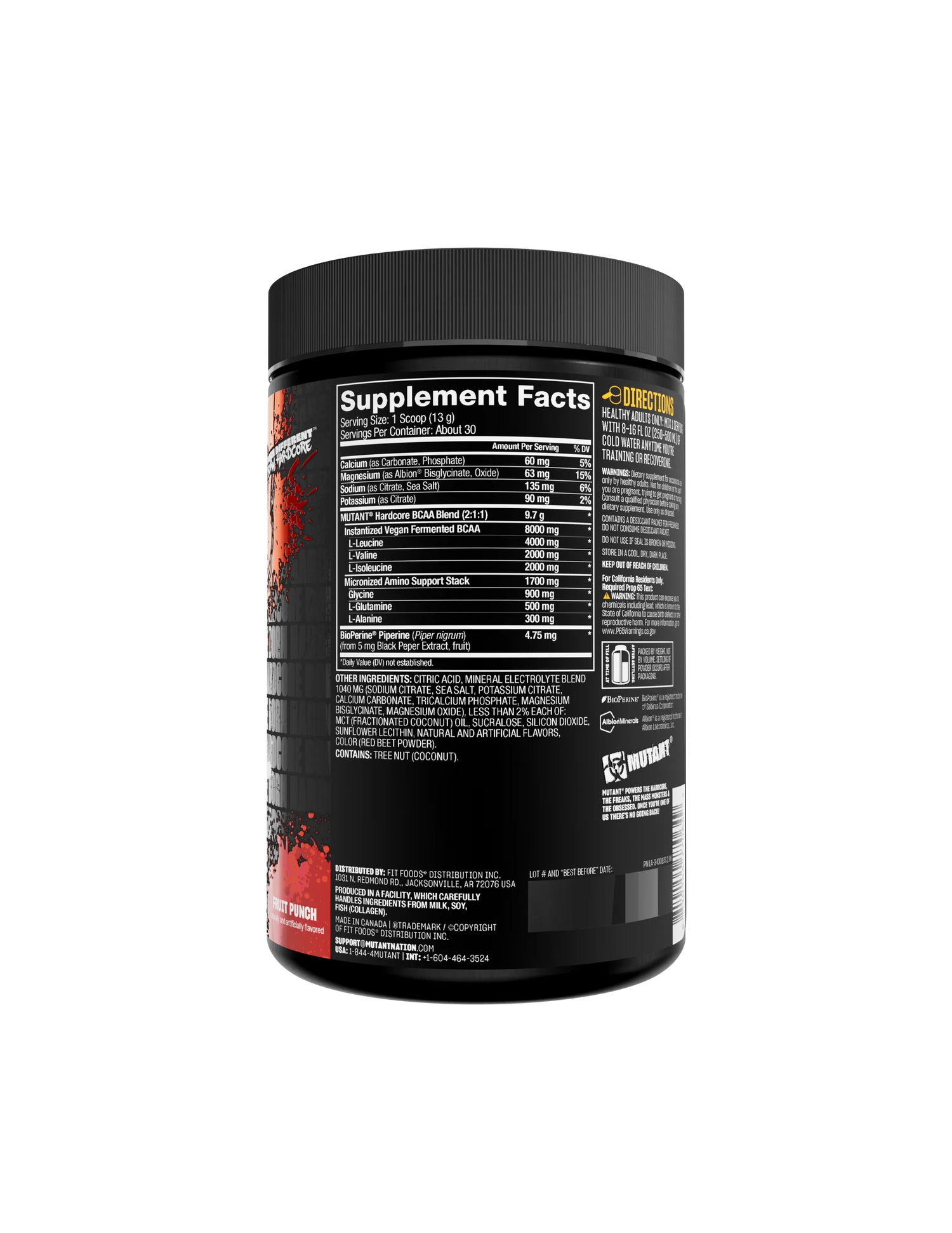 Mutant Hardcore BCAA