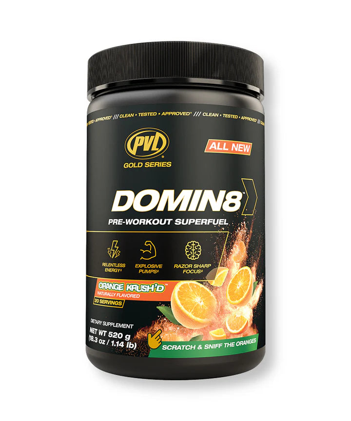 PVL Domin8 Pre-Workout Super Fuel | 520 g - 40 Servings