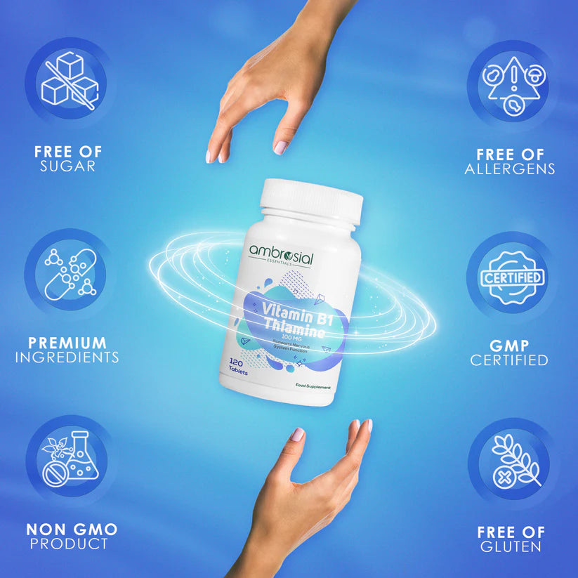 أمبروزيال - فيتامين ب1 (ثيامين)  100 ملغ
