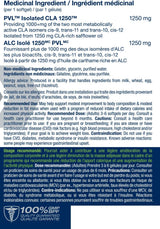 PVL Isolated CLA 1250 - Conjugated Linoleic Acid