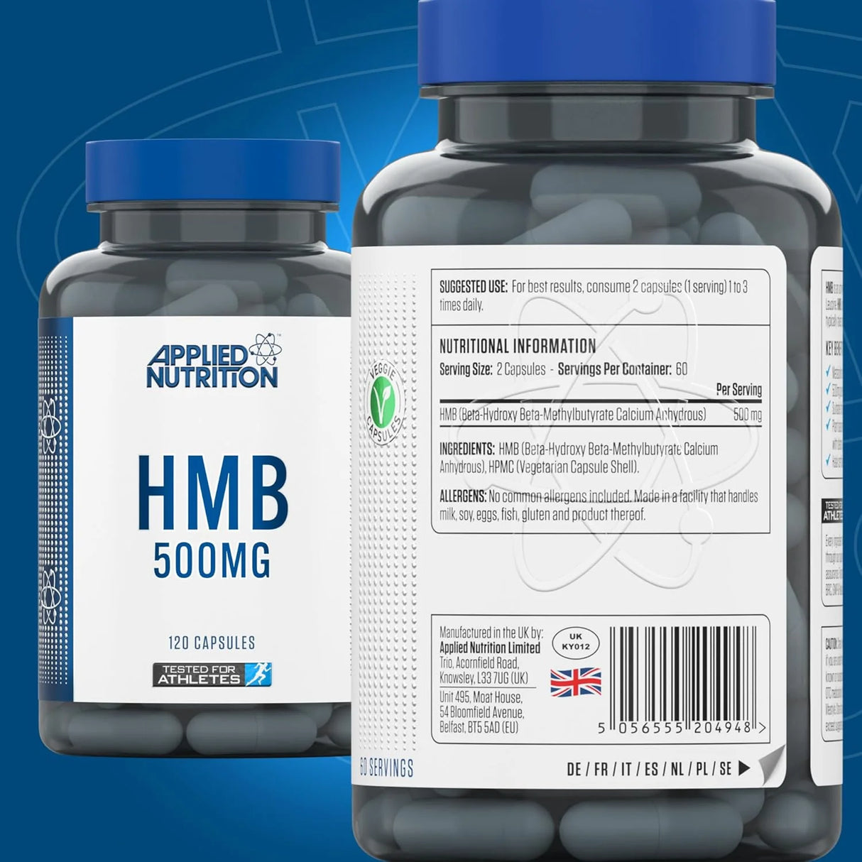 أبلايد نيوترشن 500 مل MHB | 120 كبسوله
