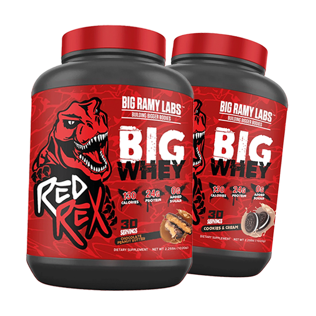 2 RedRex Big Whey - Whey Protein 2.25 LBS (1 KG)