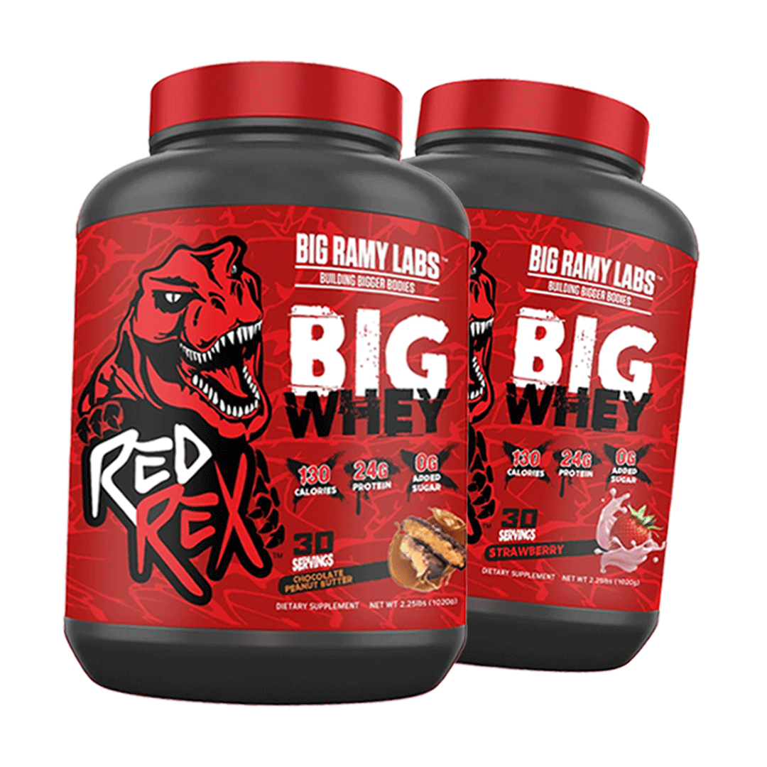 2 RedRex Big Whey - Whey Protein 2.25 LBS (1 KG)