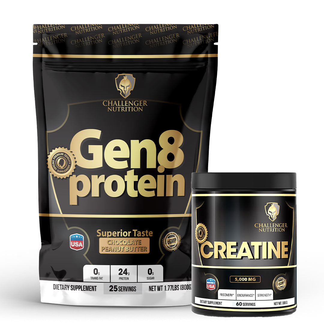 Challenger Nutrition Gen 8 Protein 800gm + Challenger Nutrition Creatine 60 Servings