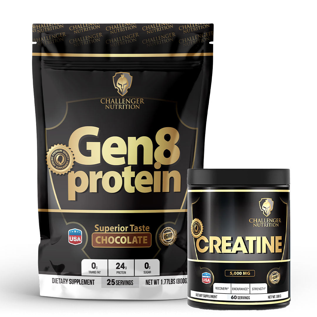 Challenger Nutrition Gen 8 Protein 800gm + Challenger Nutrition Creatine 60 Servings