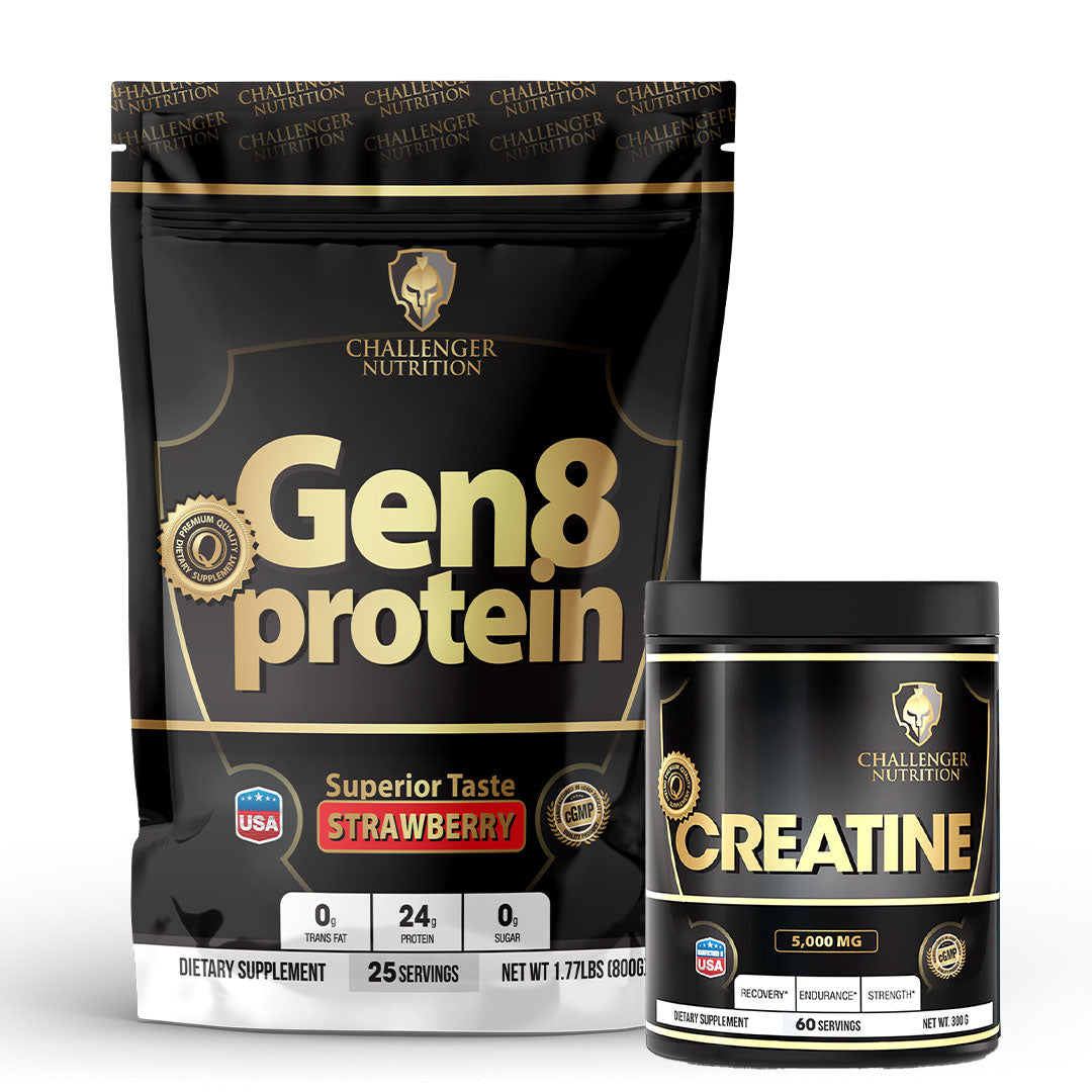 Challenger Nutrition Gen 8 Protein 800gm + Challenger Nutrition Creatine 60 Servings