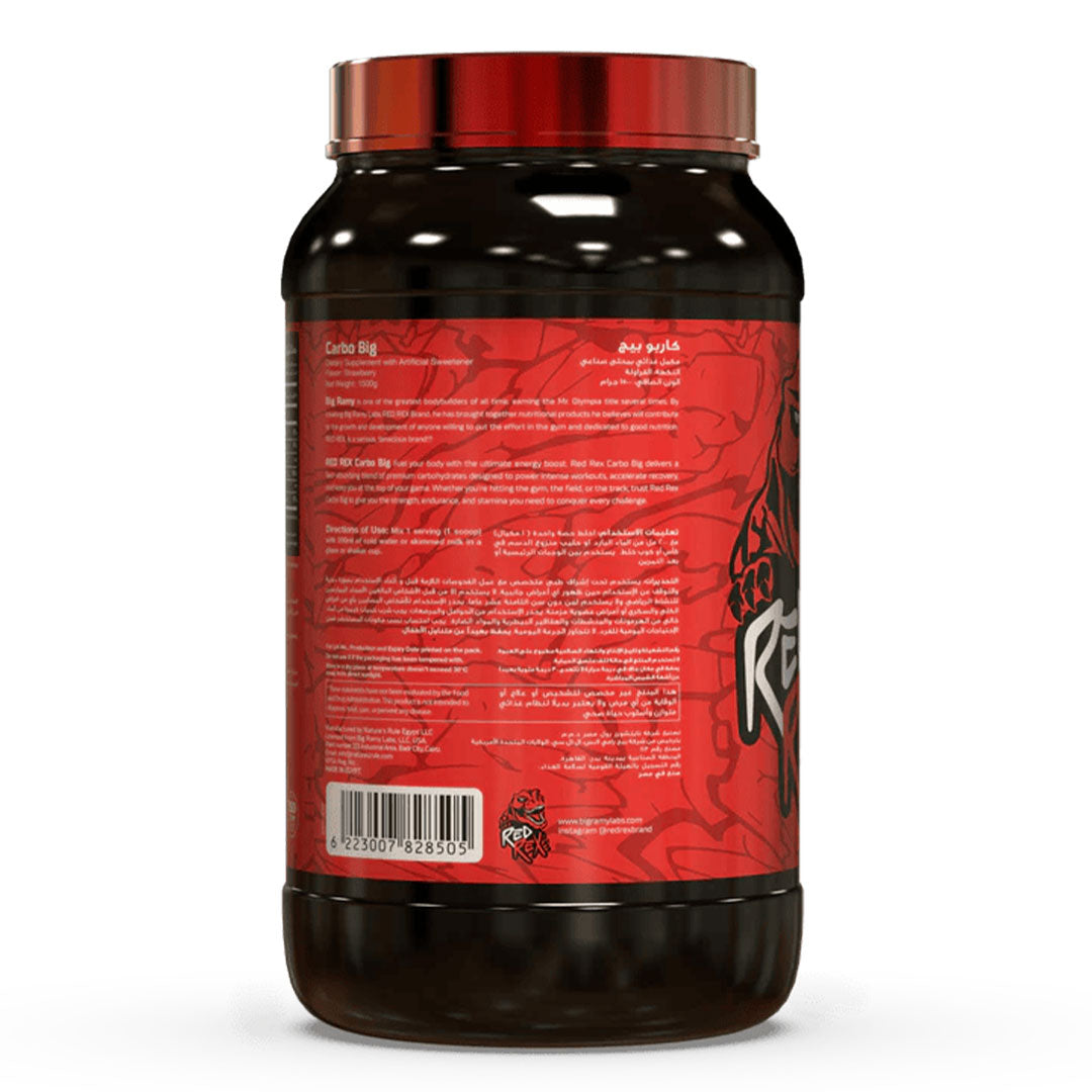 Big Ramy Labs Red Rex Carbo Big 30 Servings 1.5 kg