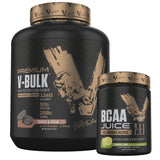 Premium V-Bulk High Protein Lean Gainer 6 LBS (2.7 KG) & BCAA Juice 5g Amino Acids | 30 Servings