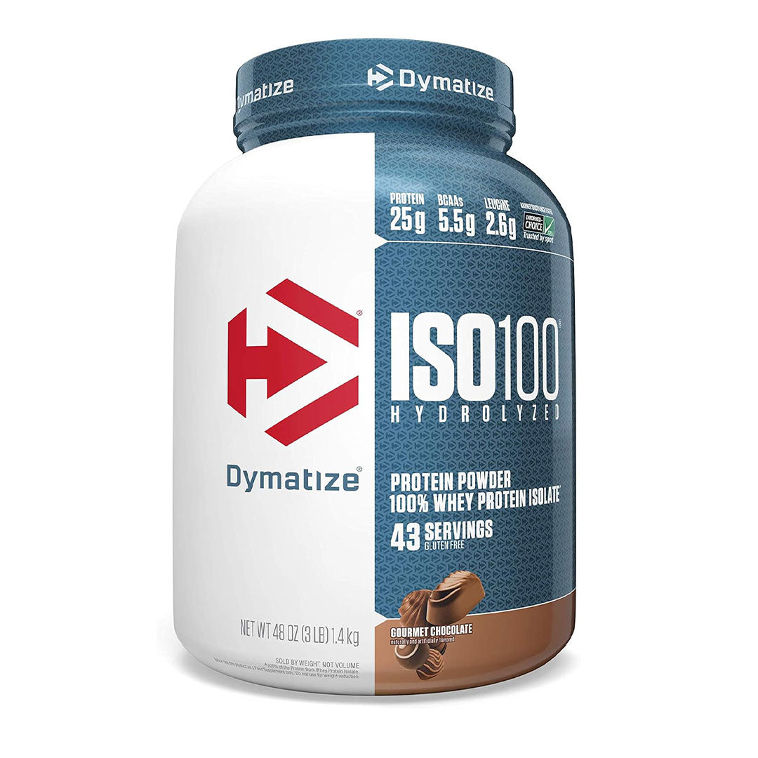 Dymatize ISO100 Hydrolyzed Whey Isolate Protein Powder 3 Lbs ( 1.4 kg )